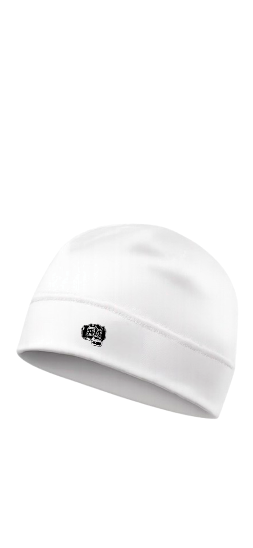 White skull cap